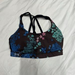flower lululemon sports bra